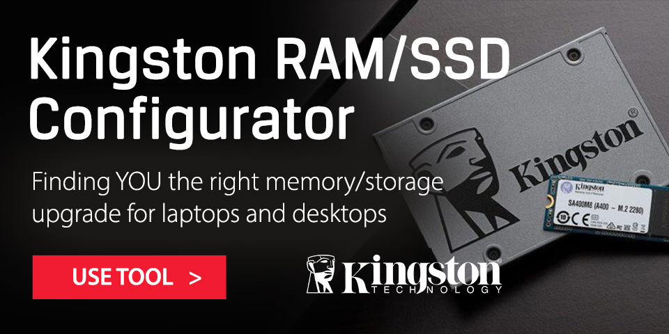 Kingston RAM / SSD Configurator
