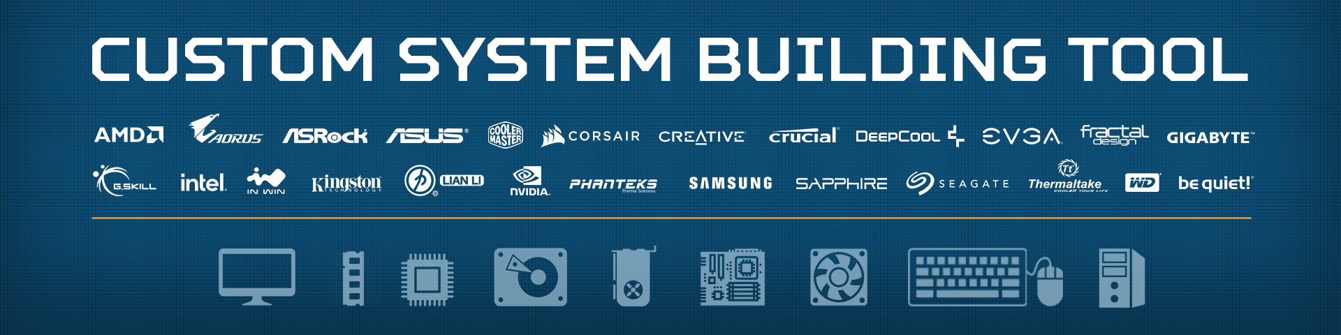 Picture of the Online Custom PC Builder Tool at PB Tech