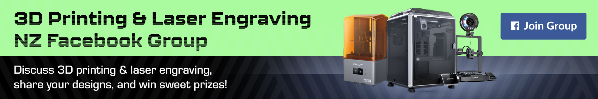 Discuss 3D printing & laser engraving, share your designs, and win sweet prizes!