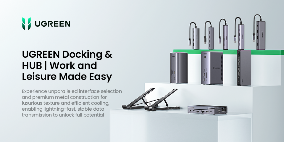 UGREEN Docking Stations - Work and Leisure Made Easy