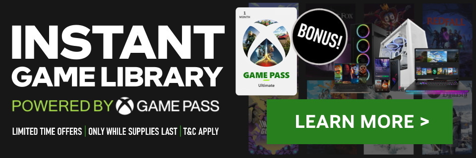 Picture of the Game Pass Ultimate BONUS promotion at PB Tech