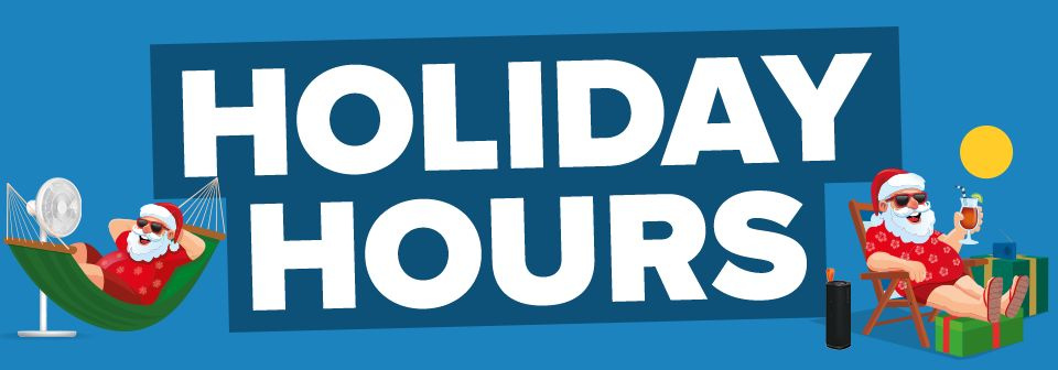 Holiday Store Hours at PB Tech
