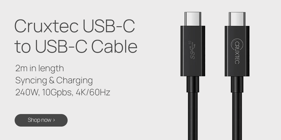 Cruxtec USB-C to USB-C Cable