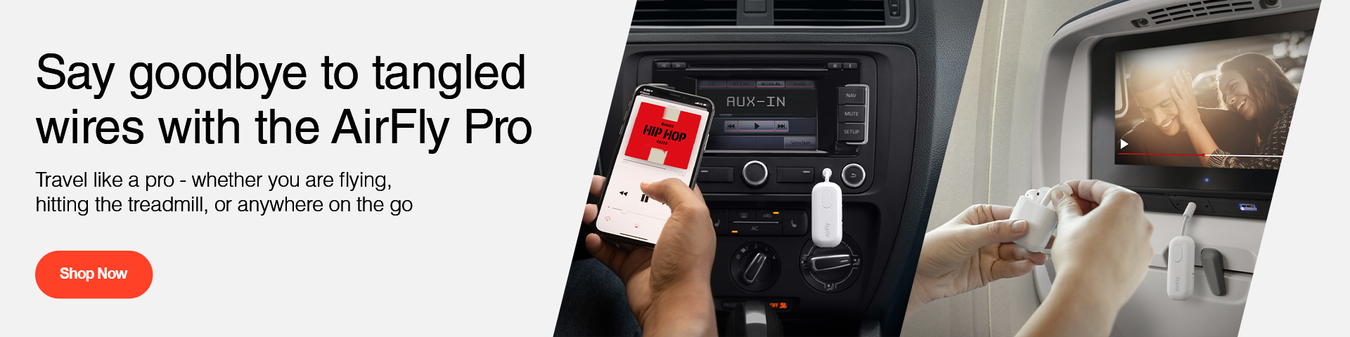 Say goodbye to tangled wires with the AirFly Pro