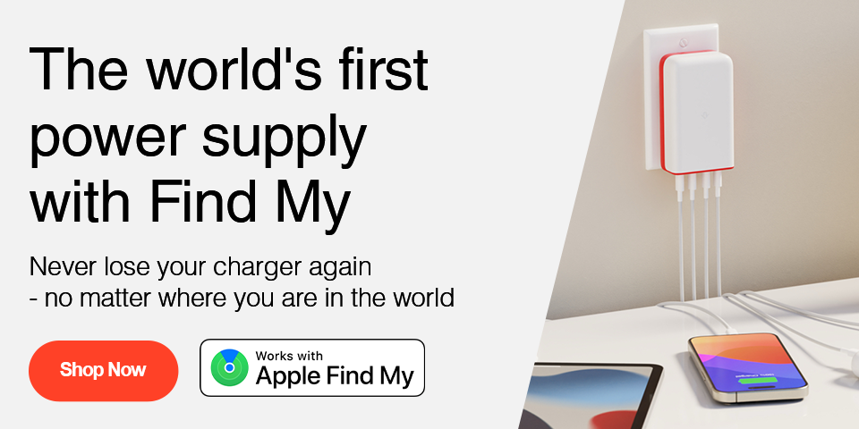 The world's first power supply with Find My