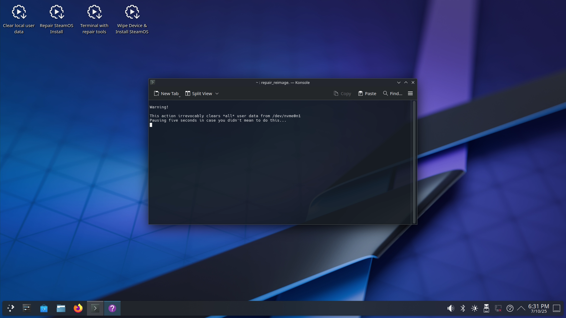 Image of Steam OS Desktop Installer