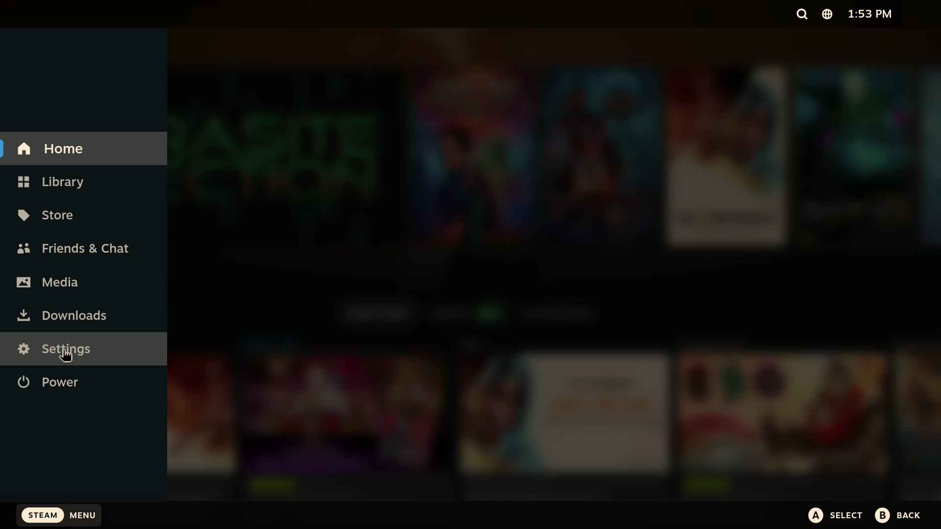 Image of Steam OS Installer - Menu and Settings
