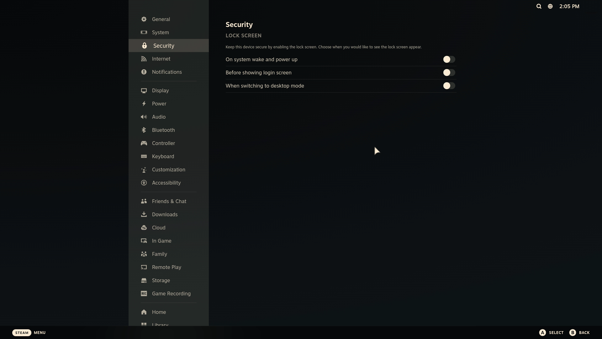 Image of Steam OS Installer - Security Pin