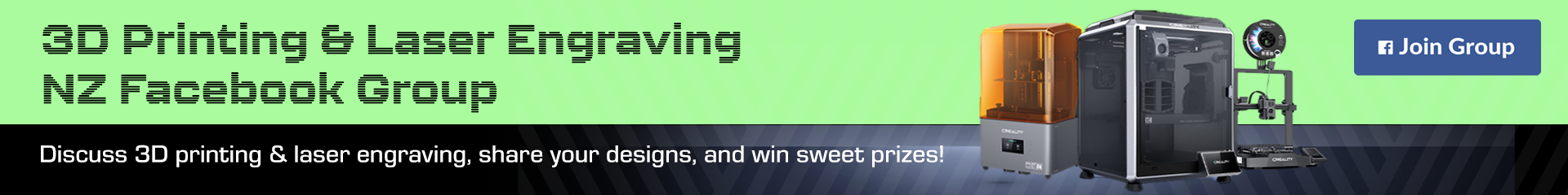 Discuss 3D printing & laser engraving, share your designs, and win sweet prizes!