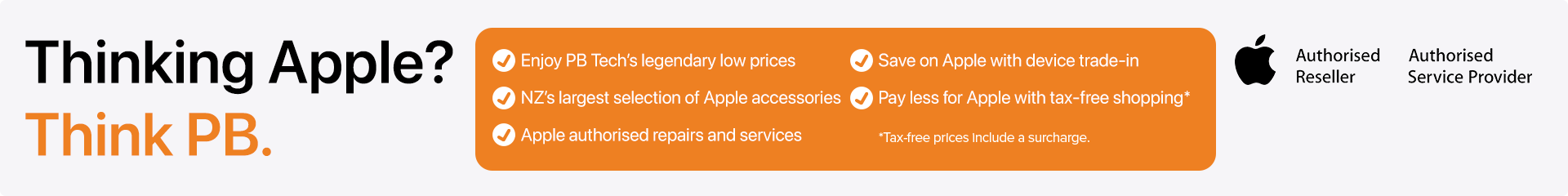 Thinking Apple? Think PB.