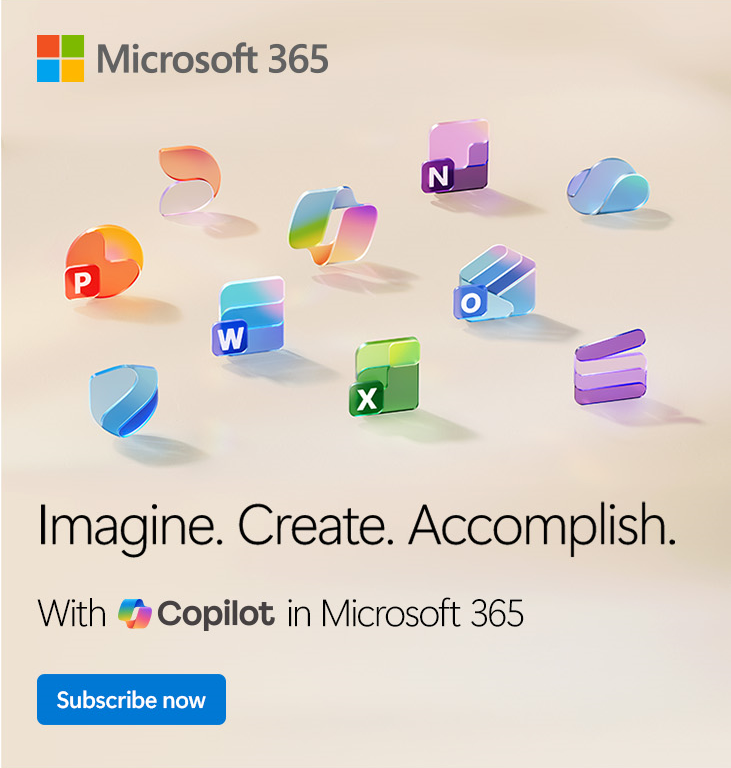 Imagine. Create. Accomplish. With Copilot in Microsoft 365