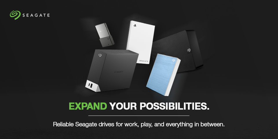Seagate Drives, Expand your possibilities