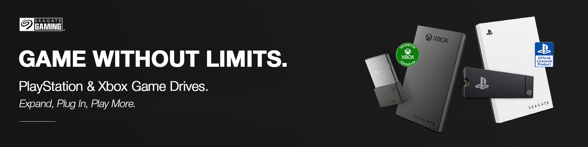 PlayStation & Xbox Game Drives, Game without limits