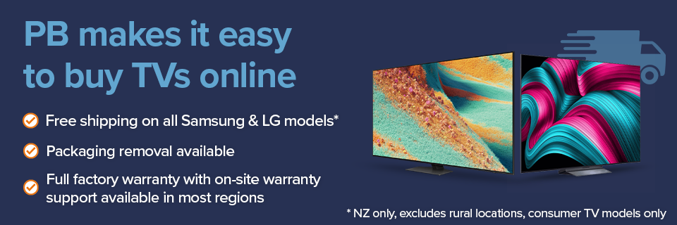 PB makes it easy to buy TVs online