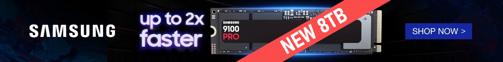 Picture of the Samsung 9100 PRO SSD at PB Tech
