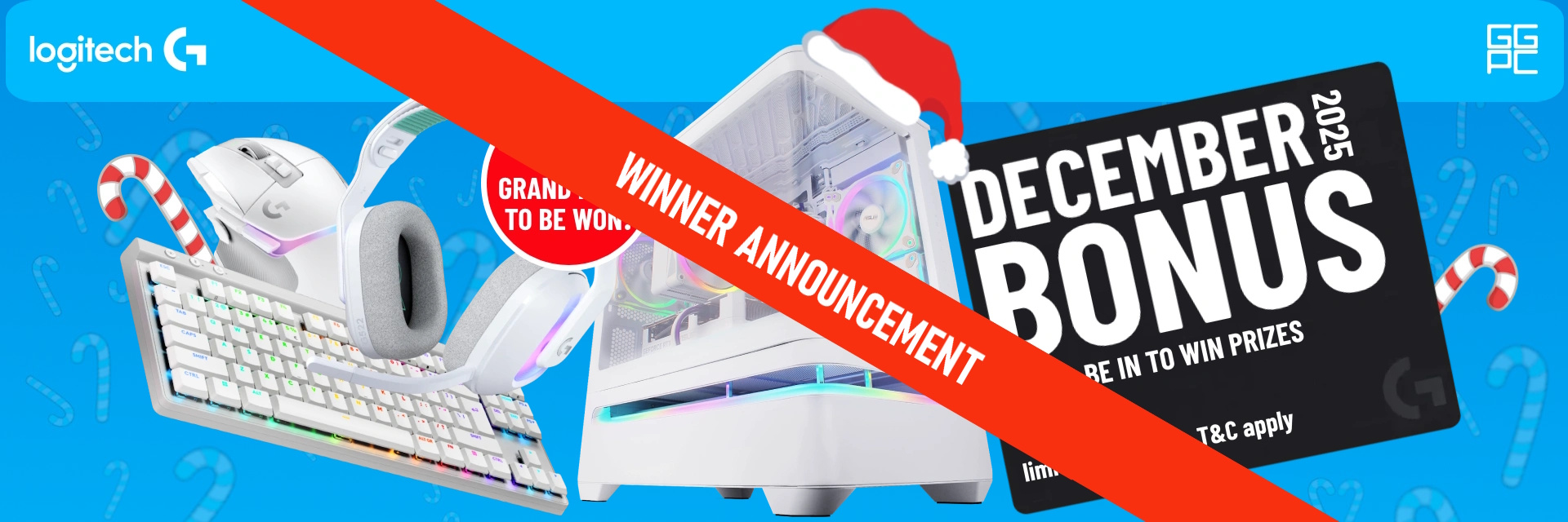 Logitech GGPC December 2025 Winner Annoucement at PB Tech