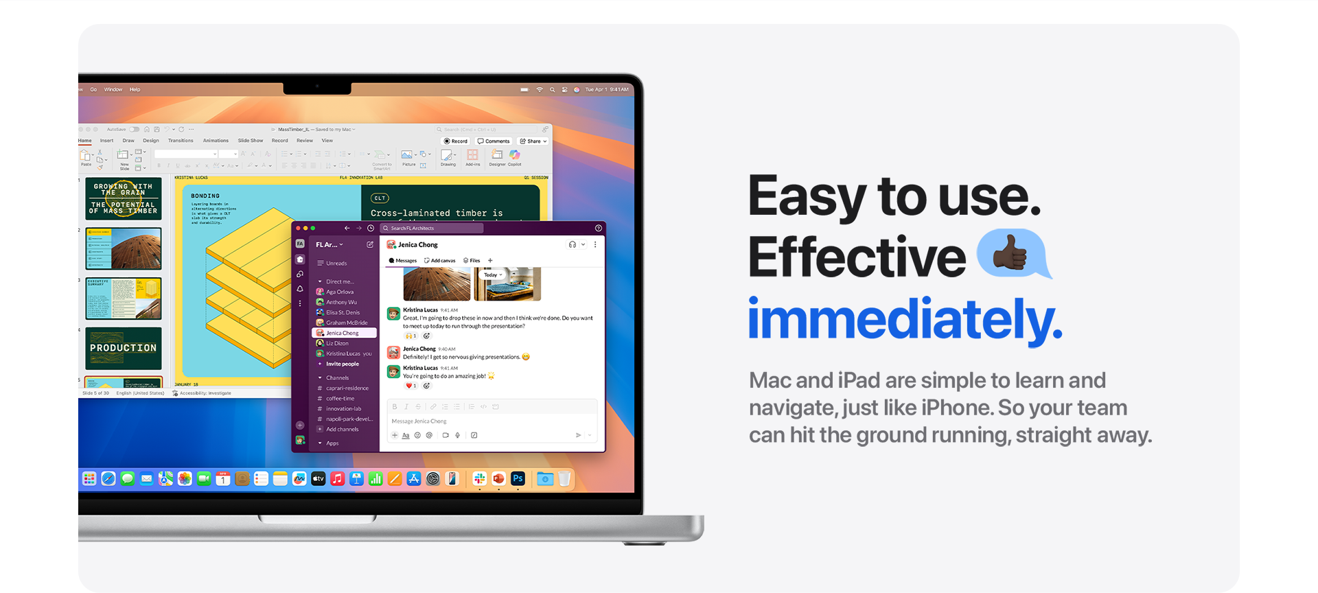 Easy to use. Effective immediately.