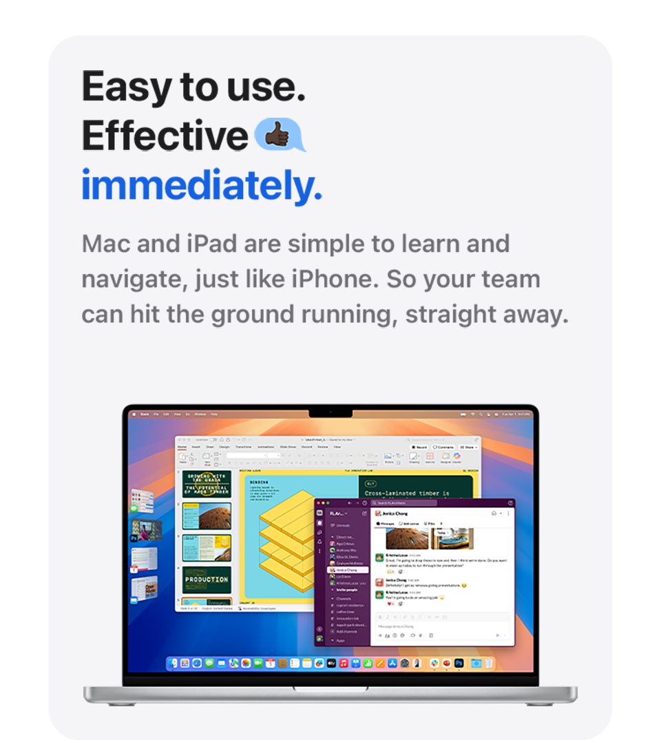 Easy to use. Effective immediately.
