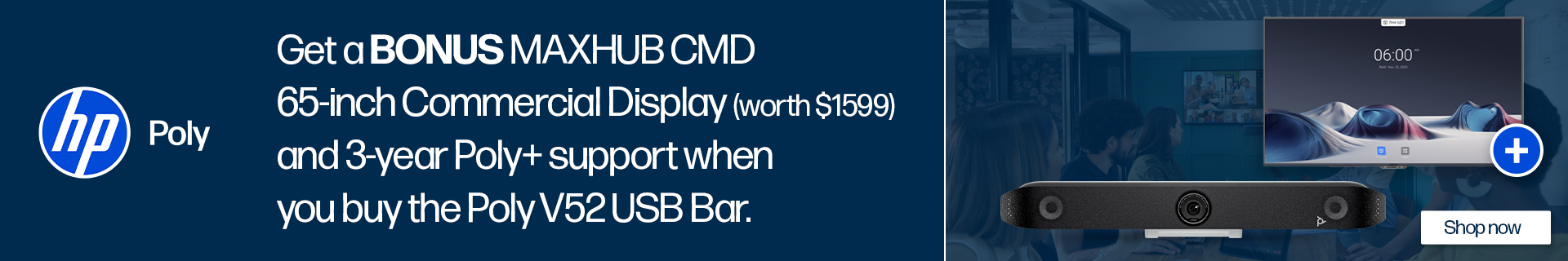 HP | Poly Superhero Banner