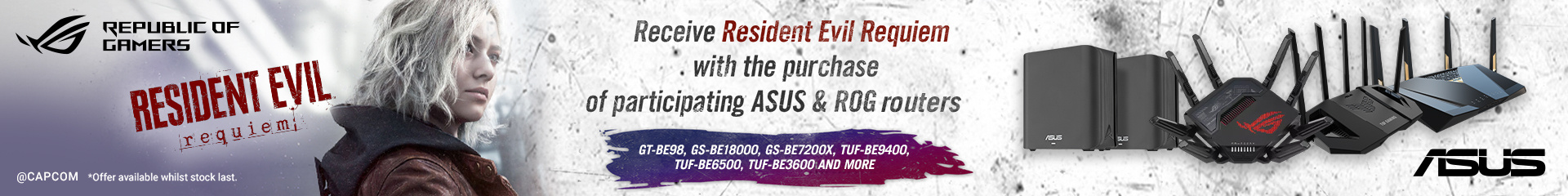 ASUS ROG routers - Resident Evil Requiem