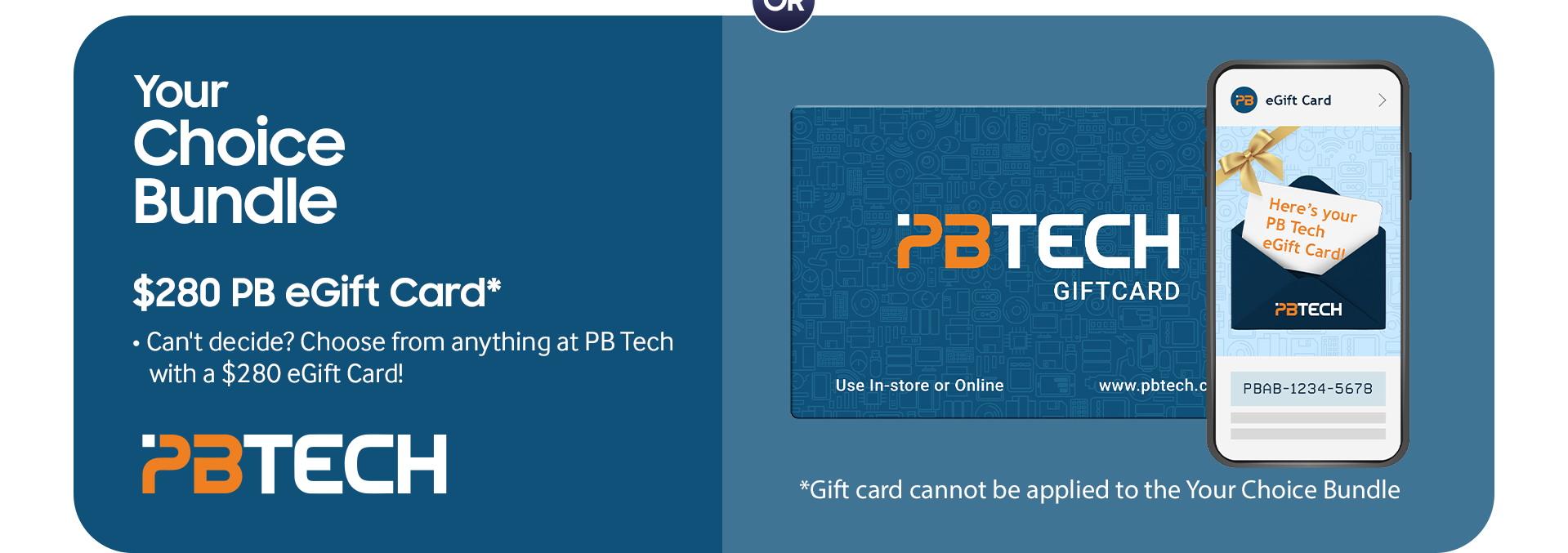 Your Choice Bundle $280