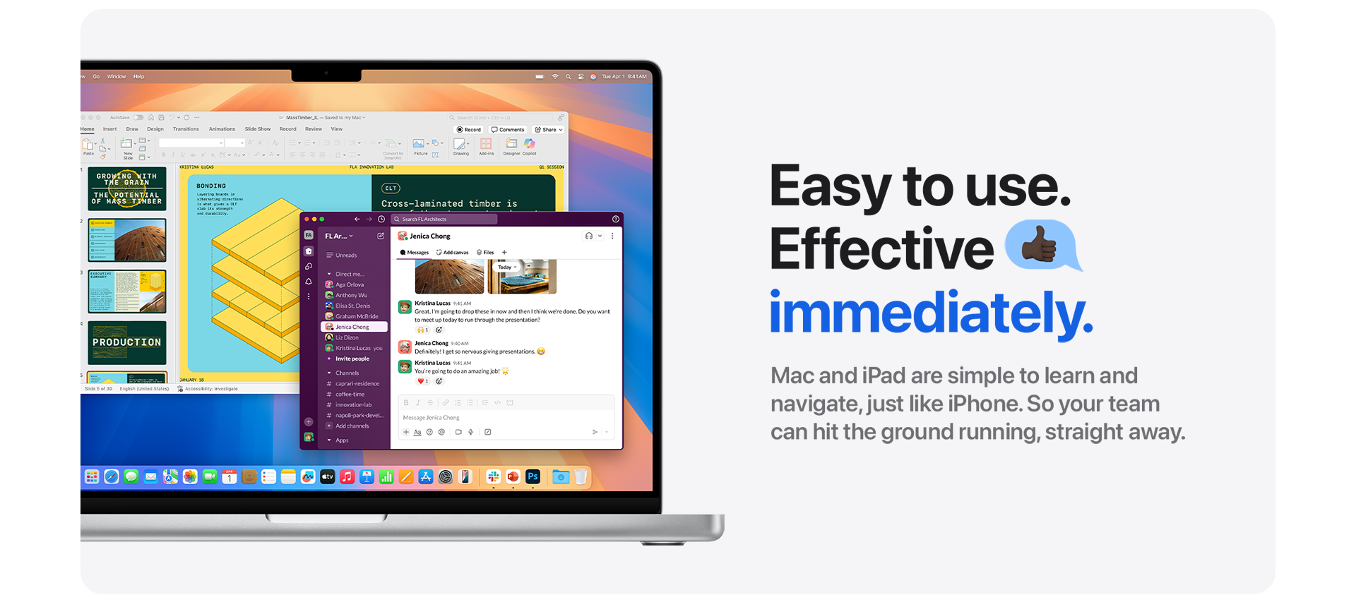 Easy to use. Effective immediately.