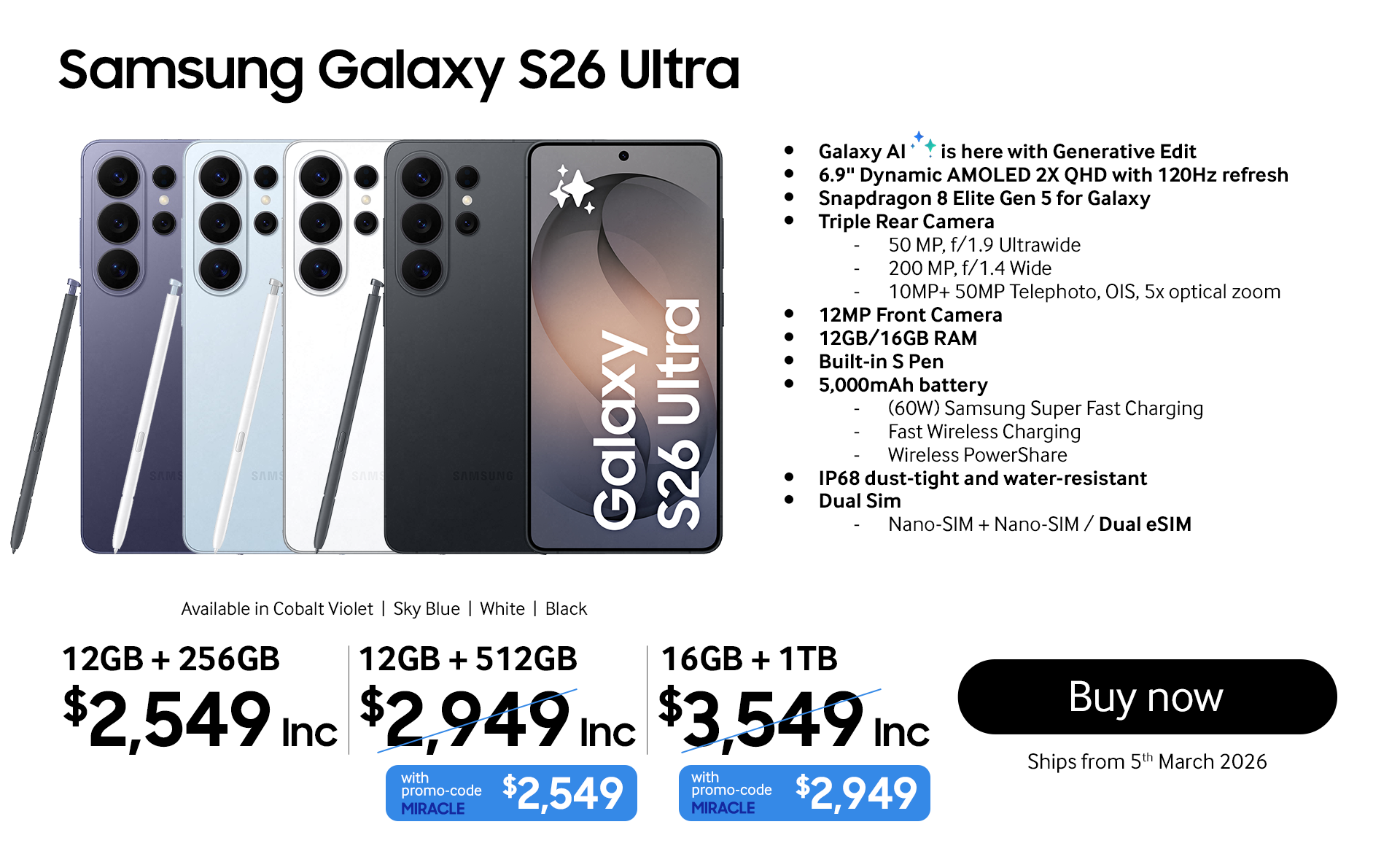 Samsung Galaxy S26 Ultra