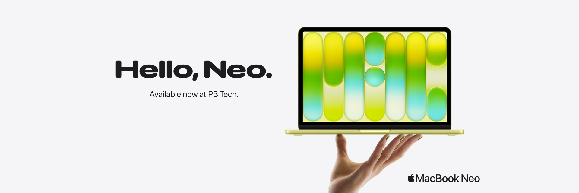 MacBook Neo Available now at PB Tech