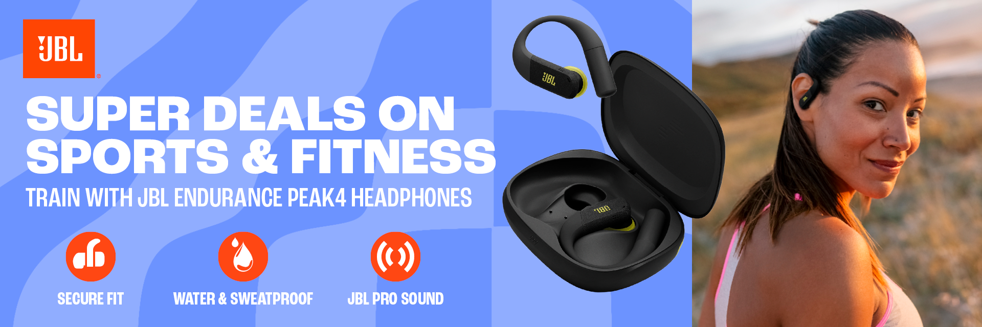Train with JBL Endurance Sports Headphones