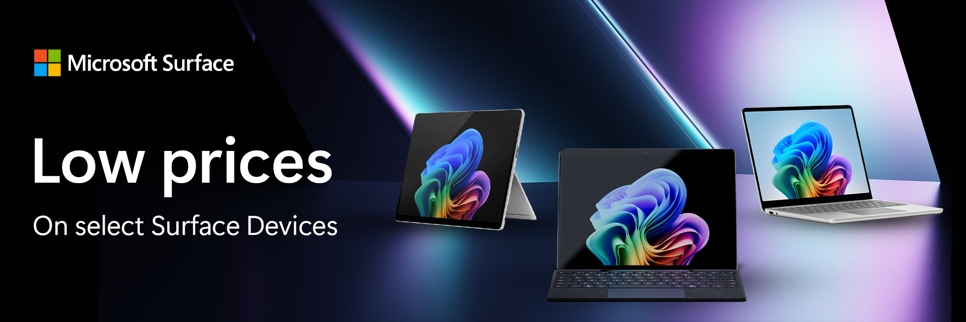 Low EOFY pricing on select Microsoft Surface Devices Introduction Image