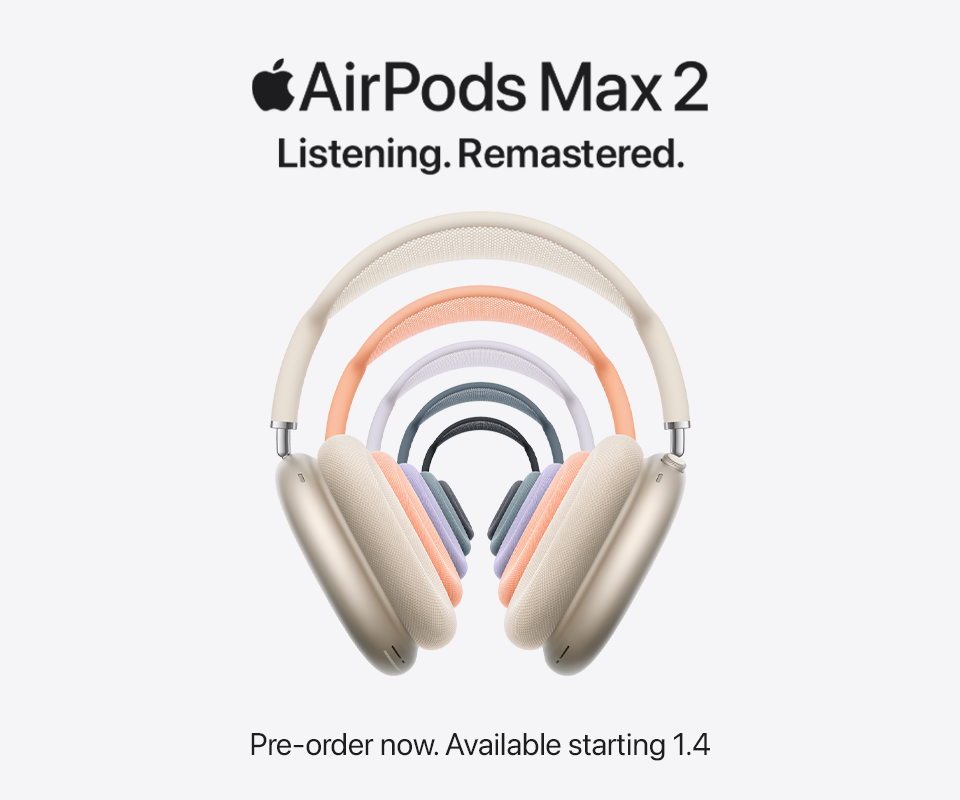 Pre-order: AirPods Max 2