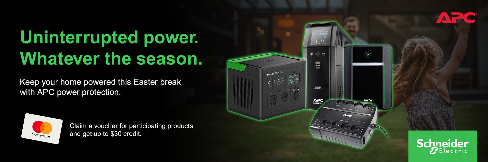 APC UPS MasterCard eVoucher BONUS