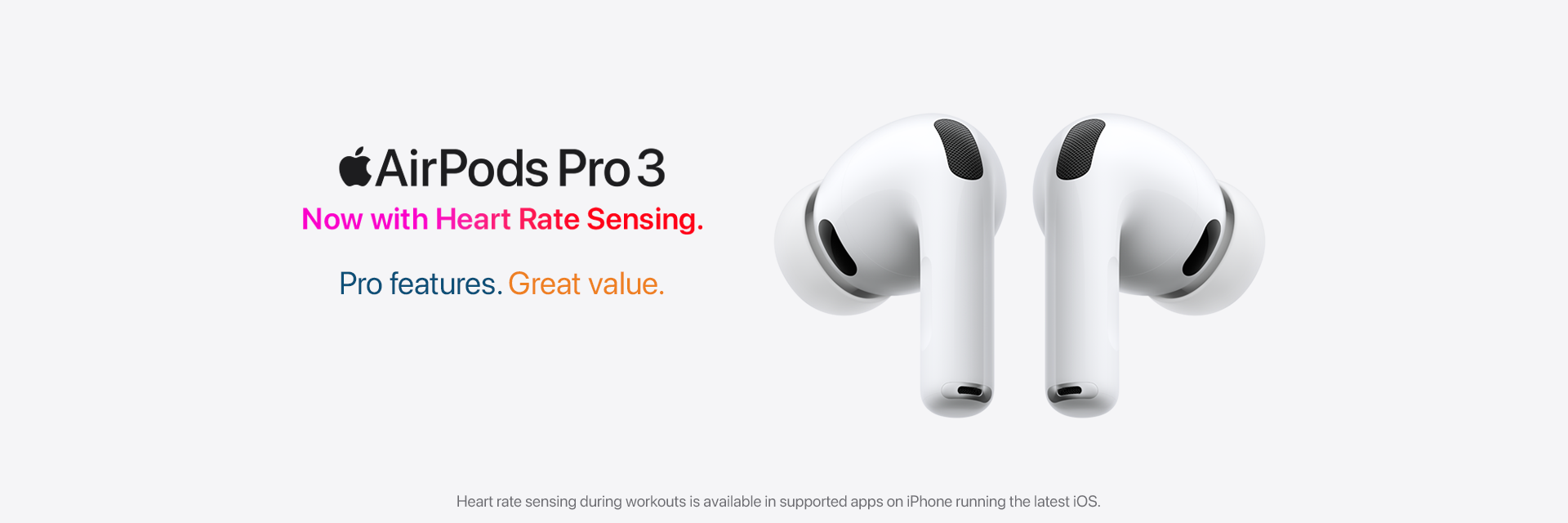 Low price on AirPods Pro 3