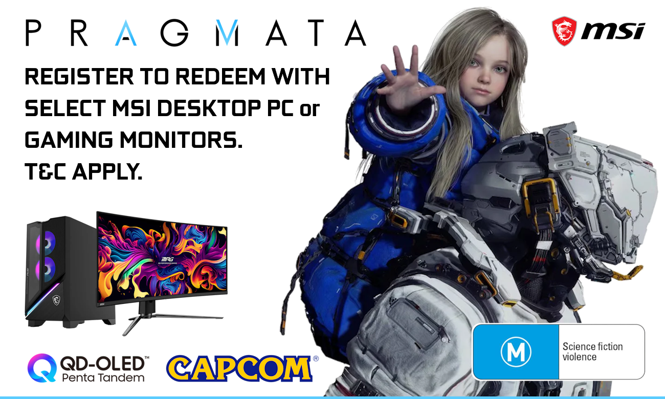 Picture of the MSI PRAGMATA Game Bonus Offer at PB Tech