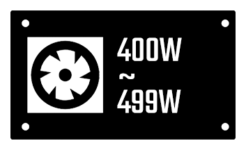 400W - 499W