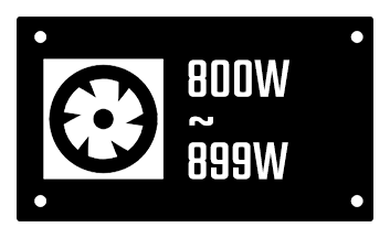 800W - 899W