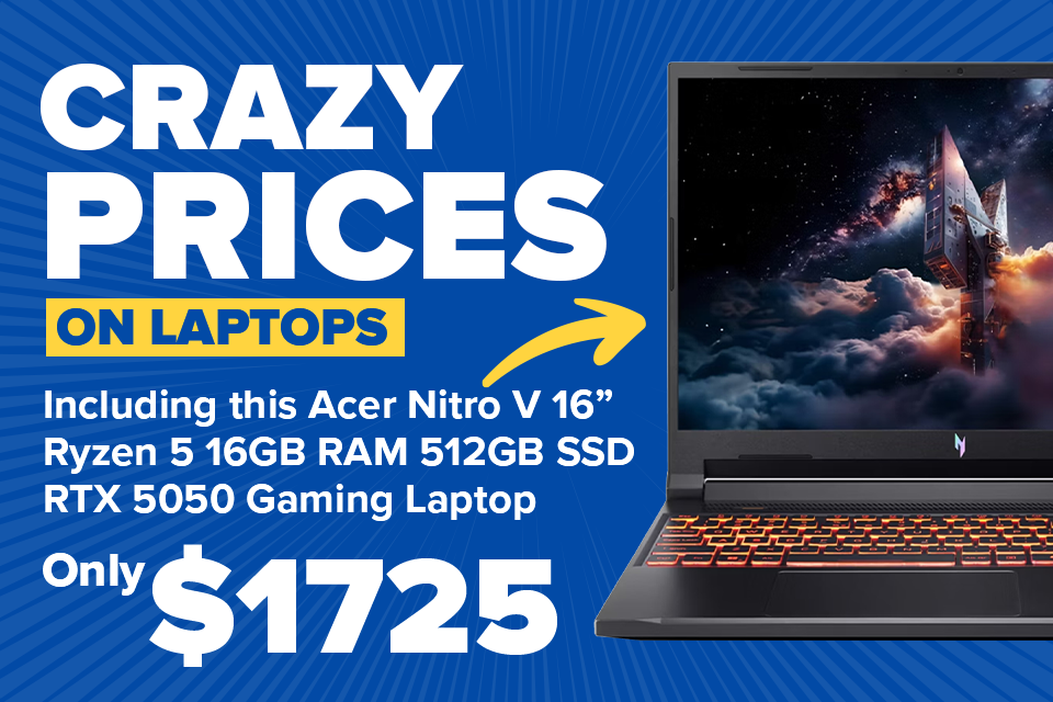 Crazy Prices on Laptops