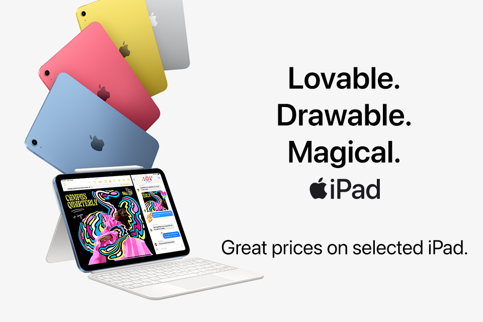 Super low prices on selected iPad