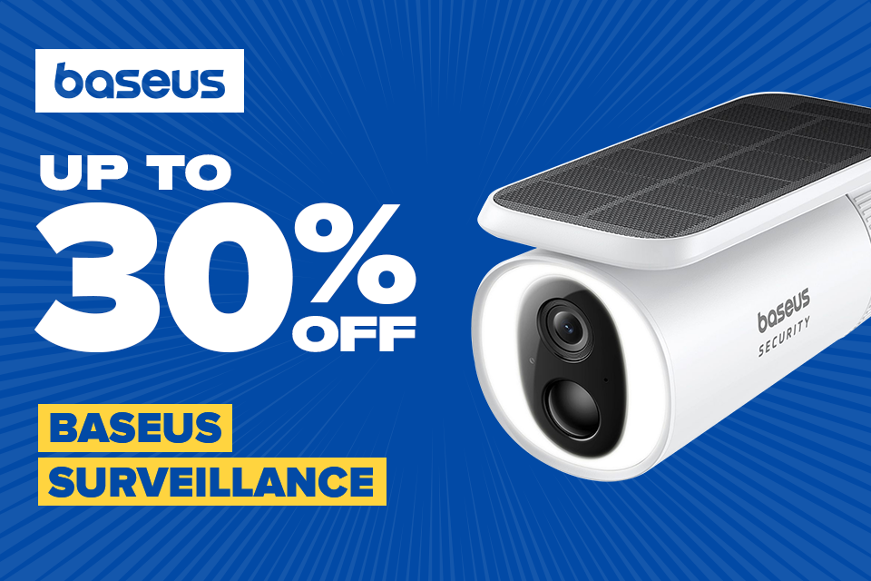 Up to 30% off Baseus Surveillance