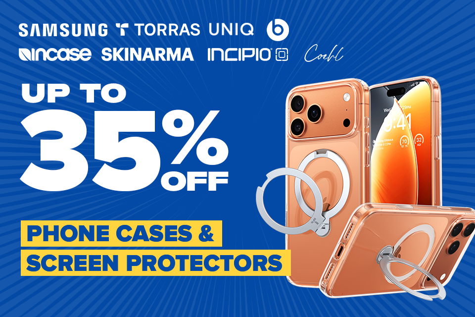 Up to 35% off Phone Cases & Screen Protectors from Popular Brands