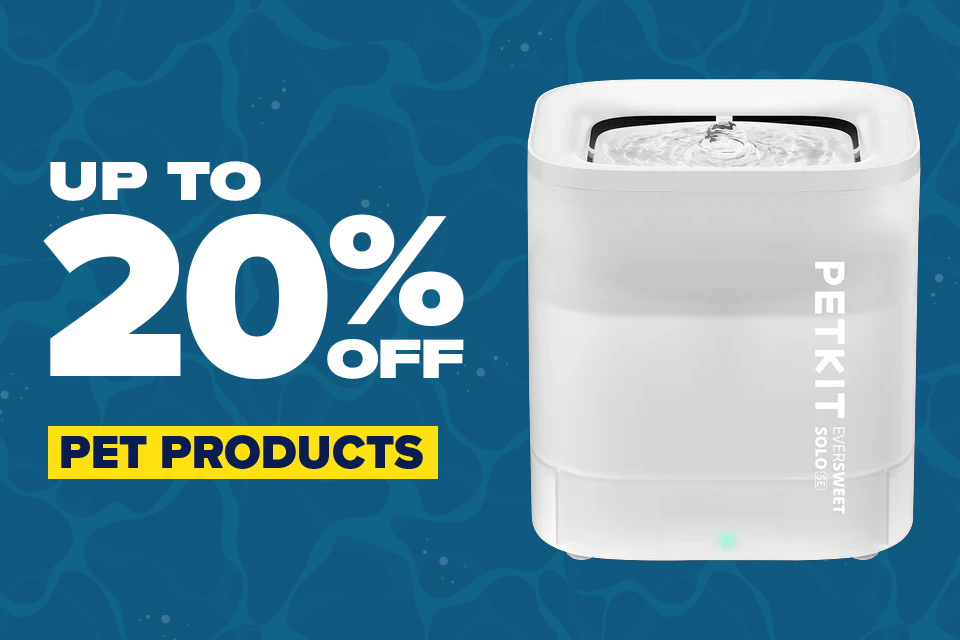 Up to 20% off Pet Products