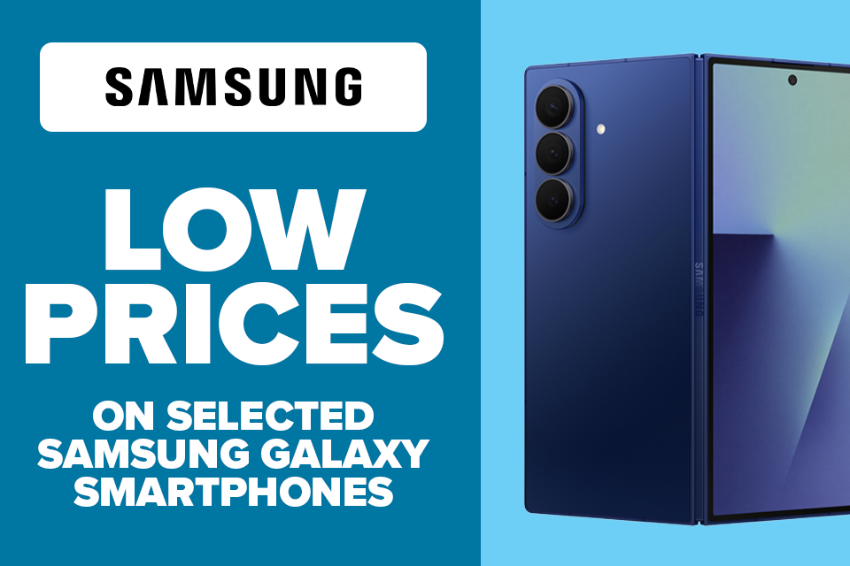 Low Prices on selected Samsung Galaxy Smartphones