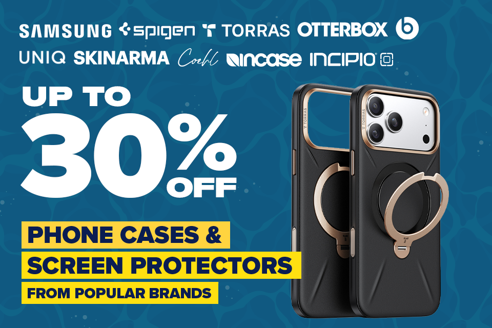 Up to 30% off Phone Cases & Screen Protectors from popular brands