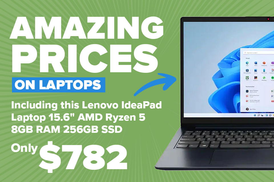 Amazing Prices on Laptops