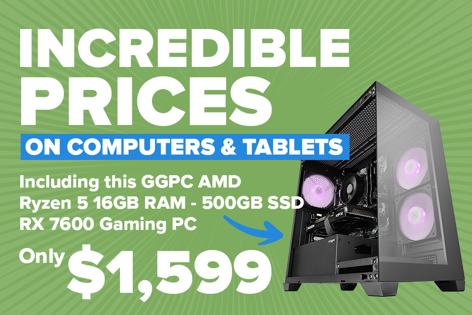 Incredible Prices on Computers & Tablets