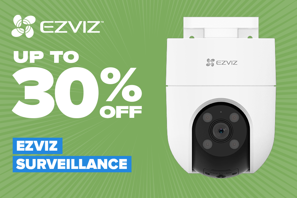 Up to 30% off EZVIZ Surveillance