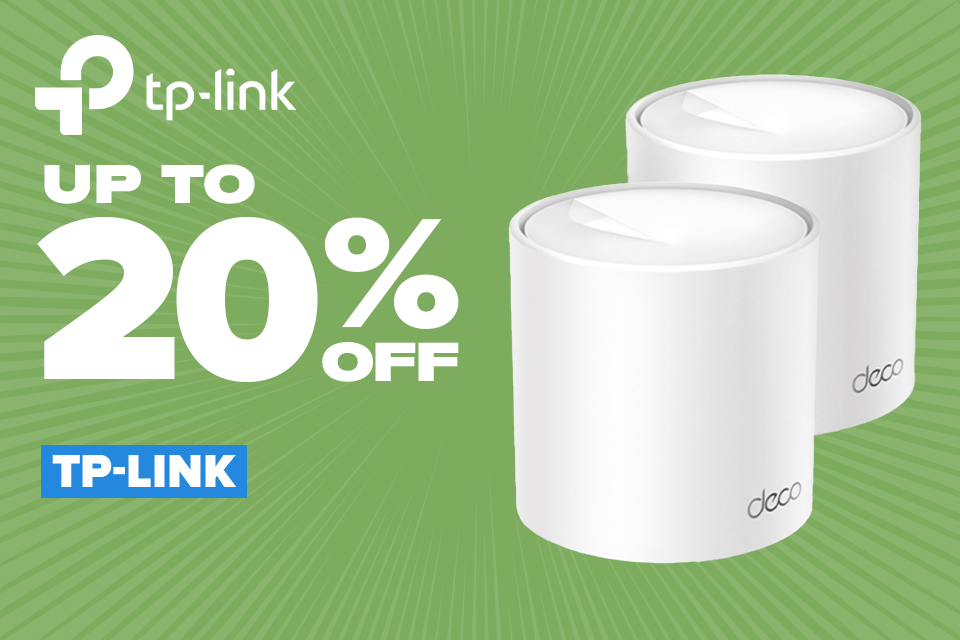 Up to 20% off TP Link products