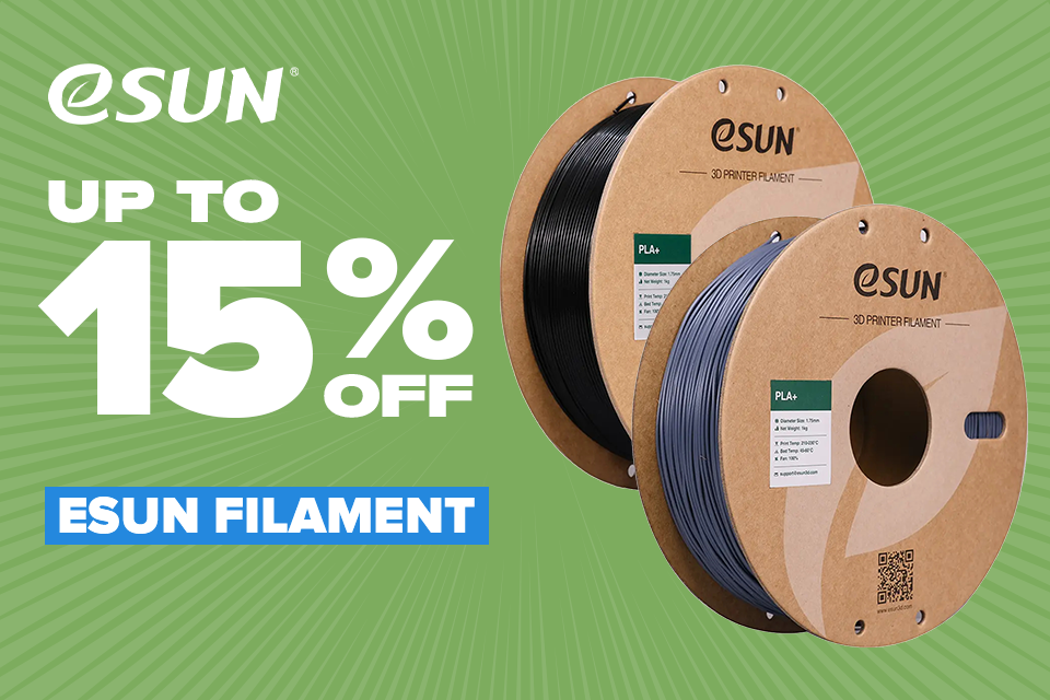 Up to 15% off eSun Filaments