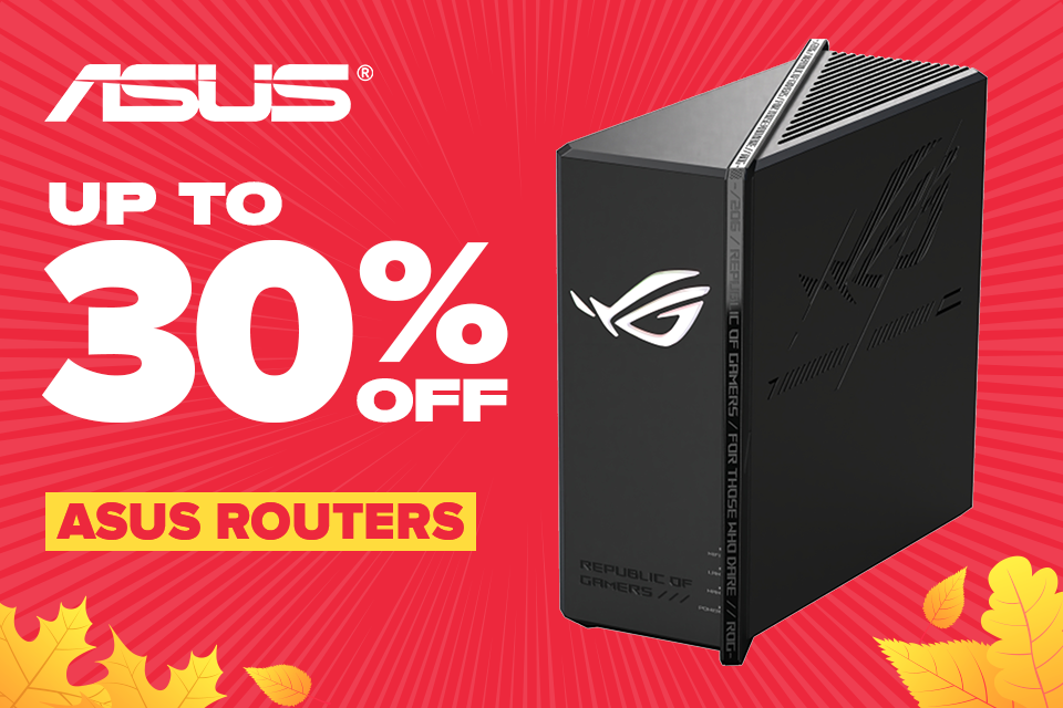 Up to 30% off Asus Routers