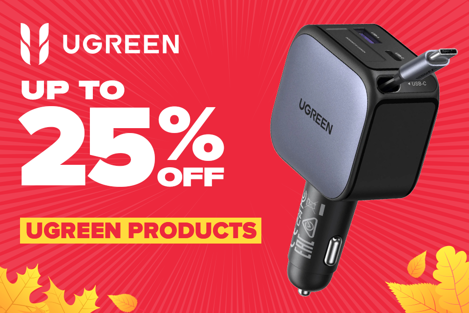 Up to 25% off Ugreen products